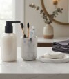 Set x 3 Accesorio de Baño Resina Home Class Blanco