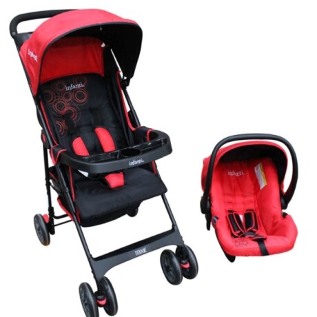 coche para bebé Trixie travel system INFANTI Rojo
