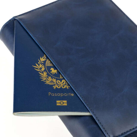 Billetera Baleine Passaport Cover Azul