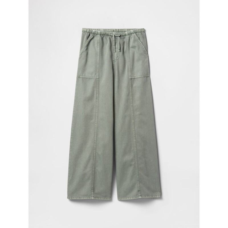 PO WOV BAGGY GASOLINE GREEN 103