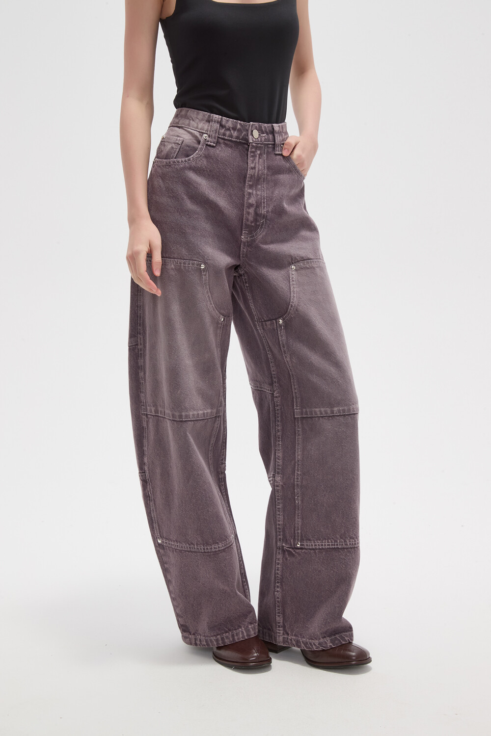 Pantalon Ralo Cereza Oscuro