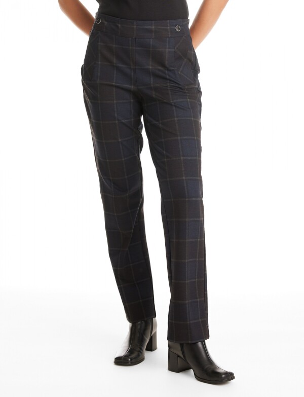 Pantalon Cuadros AZUL/MULTI