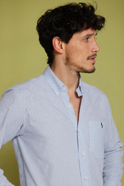 CAMISA TESTU POLANCO Azul Medio