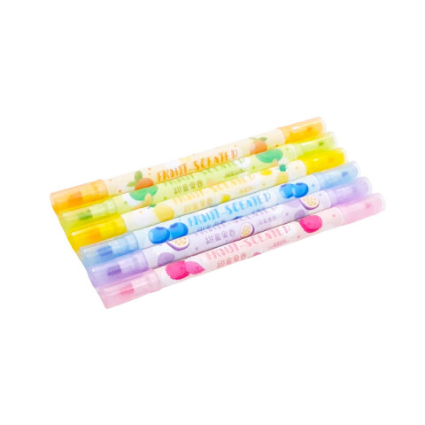 Marcadores doble punta 6pcs Marcadores Doble Punta 6pcs