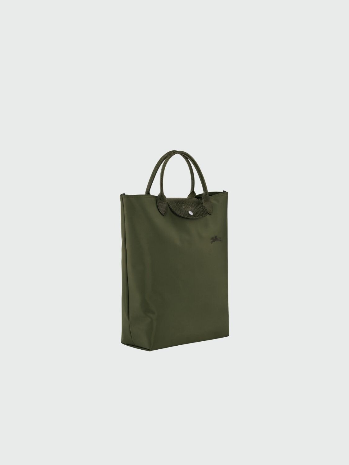 Longchamp - Cartera Tote plegable, de nylon y asa corta, Le pliage M Azul medio