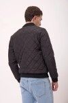 Campera bomber capitoneada Negro