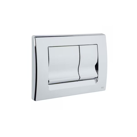 Placa pulsadora Oli Ria cromada para cisterna embutir Placa Pulsadora Oli Ria Cromada Para Cisterna Embutir