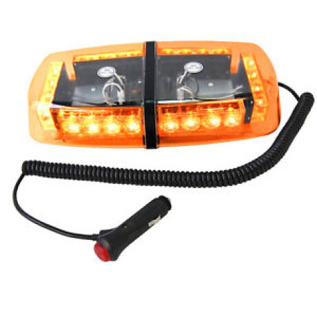 SEÑALIZACION - BARRAL LED AMBAR DESTELLANTE 12/24V - SEÑALIZACION - BARRAL LED AMBAR DESTELLANTE 12/24V -
