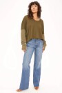 SHOW ME LOVE THUMB HOLE LONGSL Verde