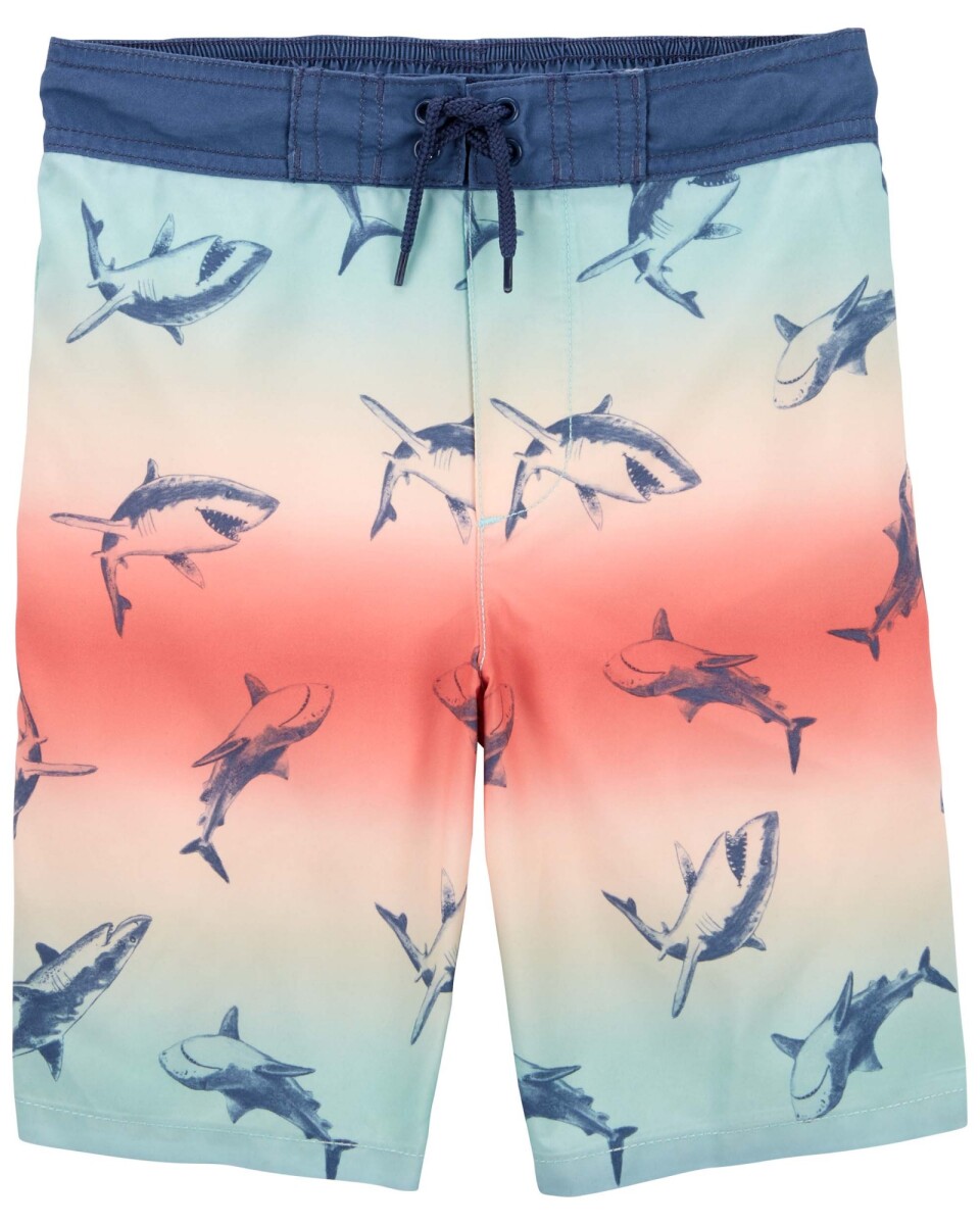 Short de baño con protección UPF 50+ diseño tiburones 