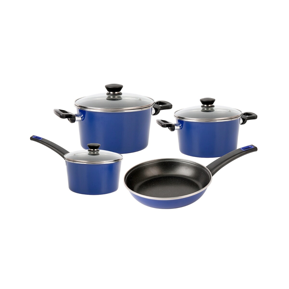 Bateria de cocina Cuori Marina 7 Piezas Apto Inducción Azul - Azul 