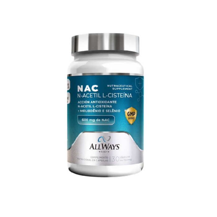 ALLWAYS NAC N-ACETIL L-CISTEINA FRX30CAP única