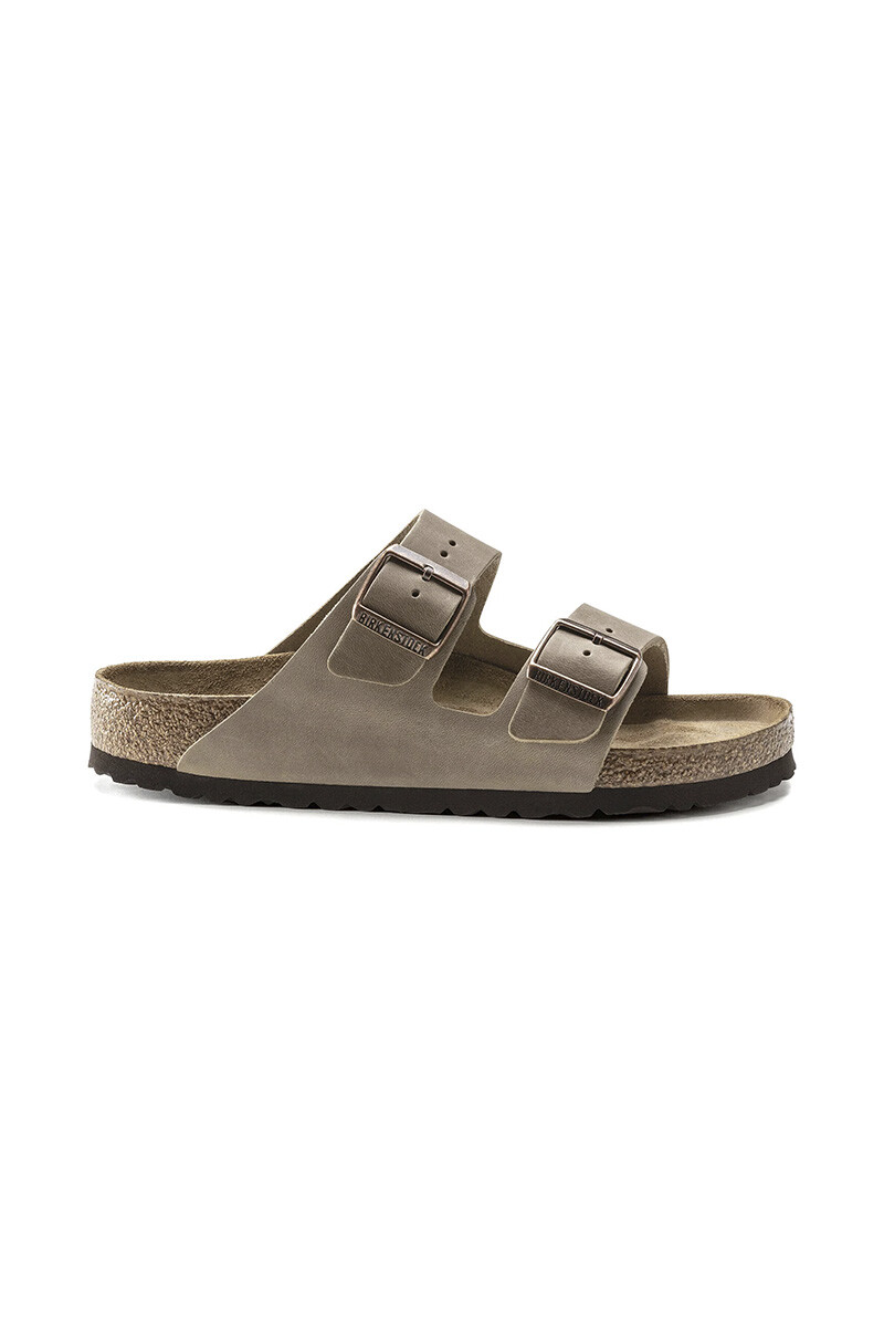 Sandalia Arizona Soft Footbed Oiled Leather - Estrecho Tabaco