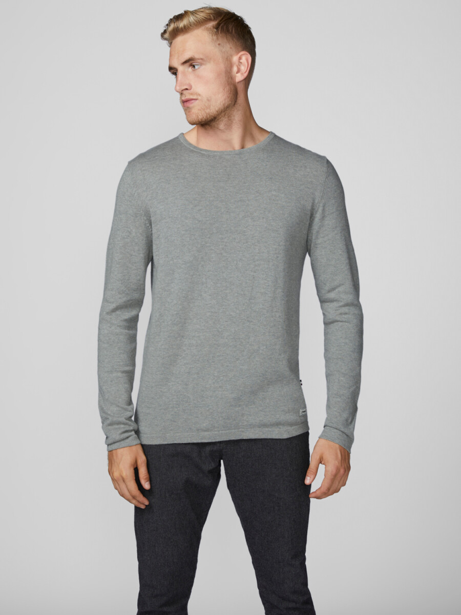 Sweater básico - Light Grey Melange 