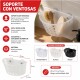 Soporte con ventosas TRANSPARENTE