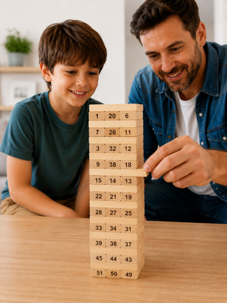 TORRE DE EQUILIBRIO DE MADERA MADERA