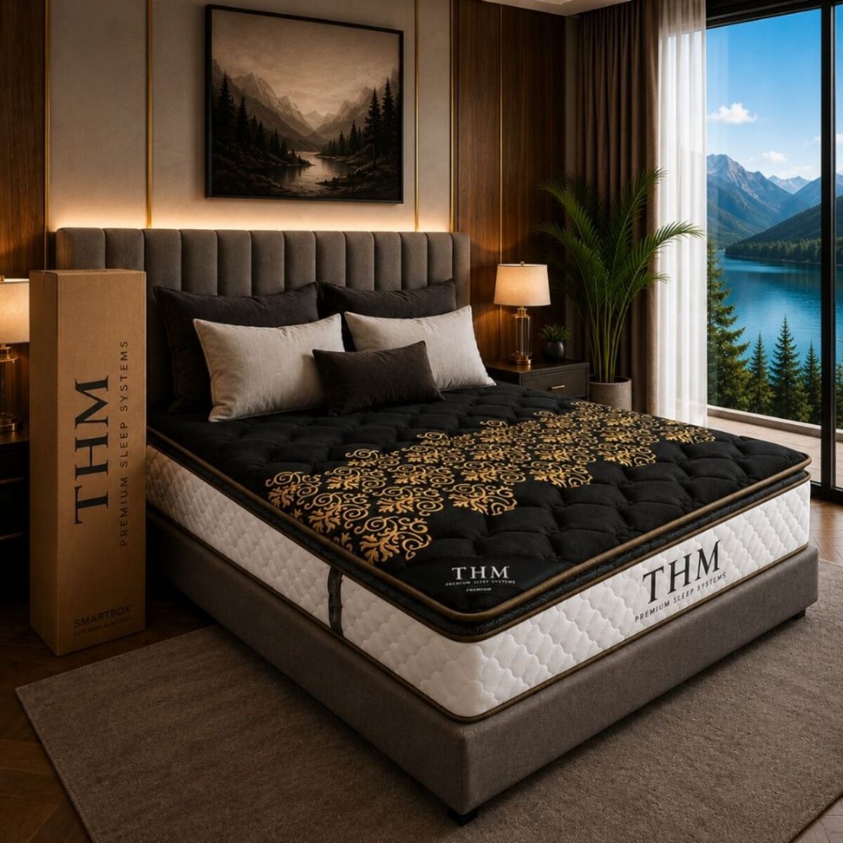 Colchon 2 plazas HAMPTONS Hybrid Iridium 