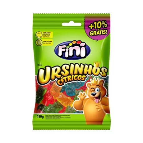 Gomitas FINI Ositos Cítricos Azucarados 110g Gomitas FINI Ositos Cítricos Azucarados 110g