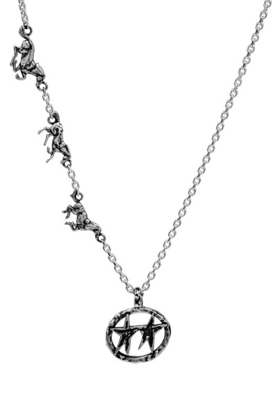 Horse Necklace Plata