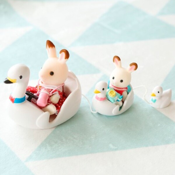 Sylvanian Families Barco Cisnes Paseo Lago Juguete Niños Sylvanian Families Barco Cisnes Paseo Lago Juguete Niños