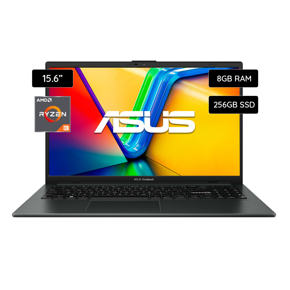 Notebook ASUS Vivobook Go 15 E1504FA-NJ665W Ryzen 3-7320U 8GB/256GB 15.6" - Black 