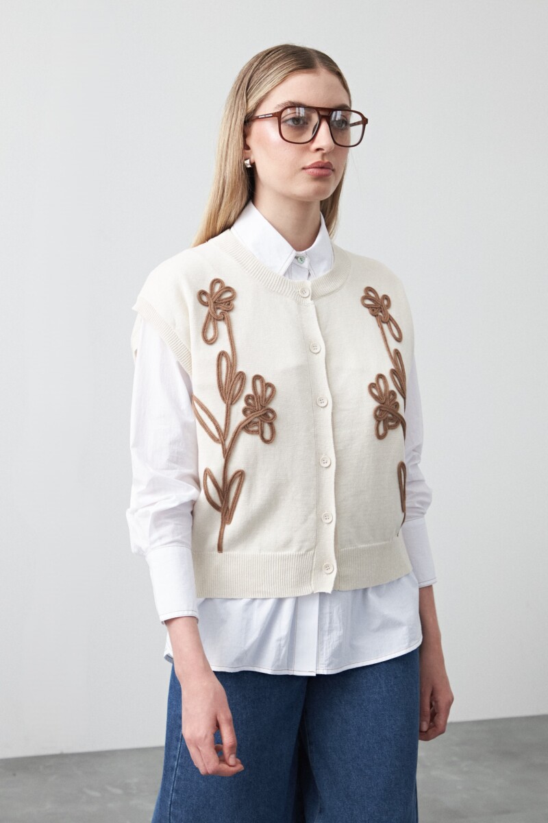 CHALECO NICOLASA Crudo