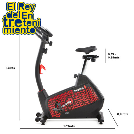 Bicicleta Fija Reebok Ergométrica Altura Ajustable Bicicleta Fija Reebok Ergométrica Altura Ajustable