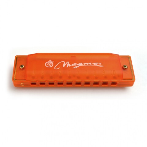 Armónica Magma Diatónica Tonalidad C Do Naranja H1006O Armónica Magma Diatónica Tonalidad C Do Naranja H1006O