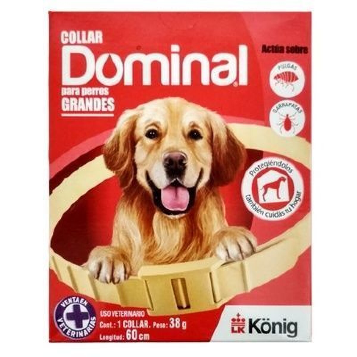 Dominal Antiparasitario Perros Grandes 15-40kg 