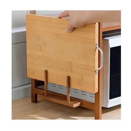 Organizador de Cocina de Bambú con 1 Estante\n 55*35*42CM 001