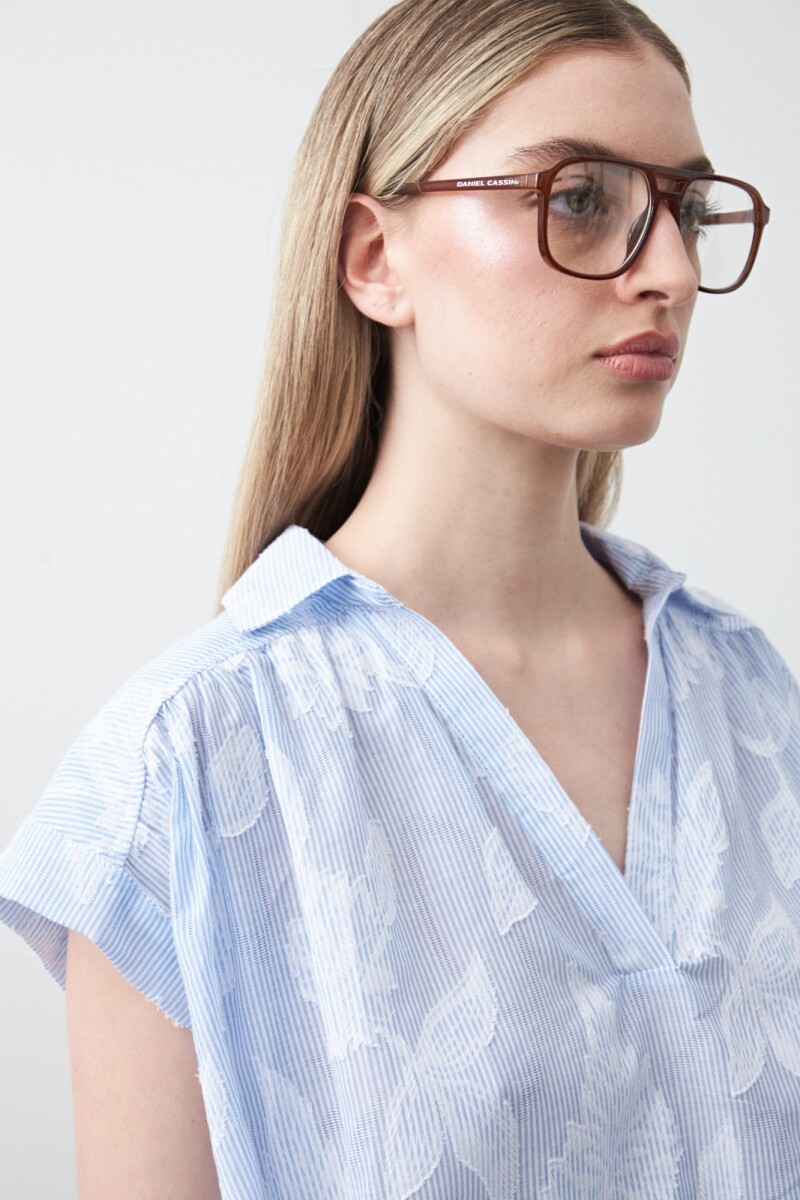 BLUSA CELINA Celeste