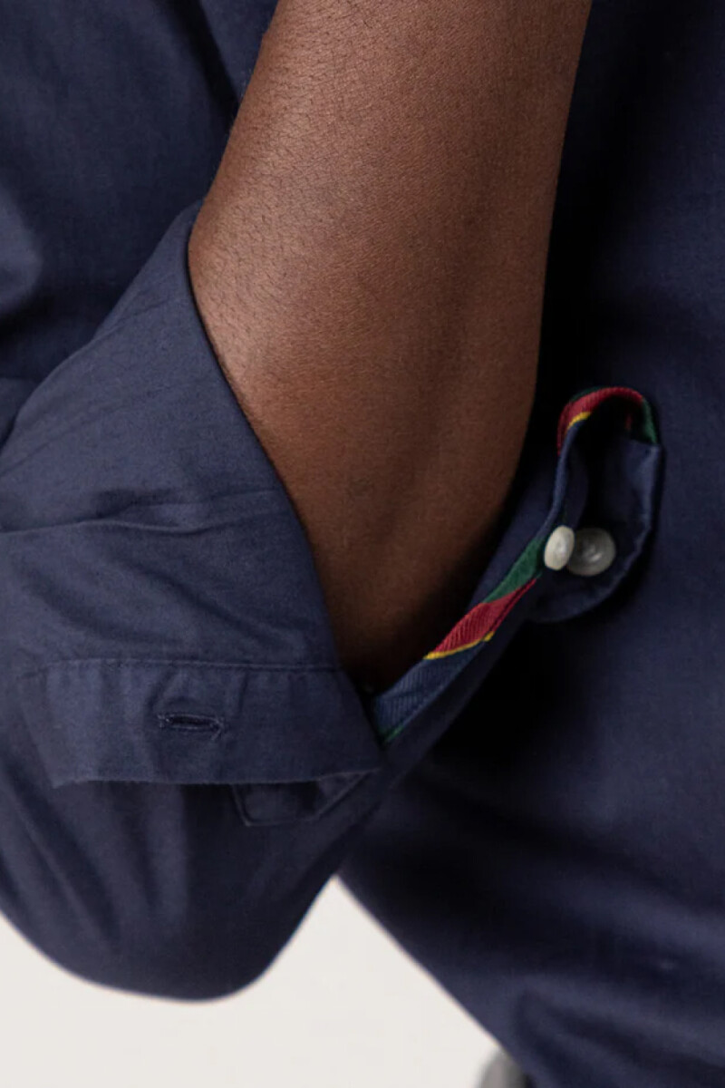 Camisa Garment Dyed Marino