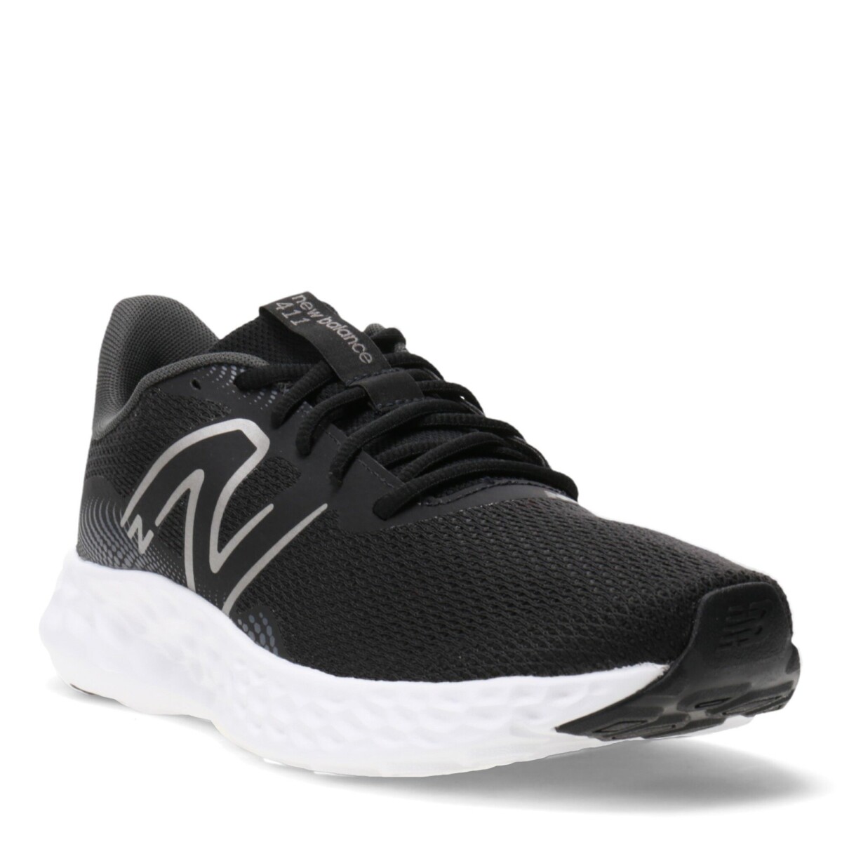 Championes de Hombre New Balance 411 V3 - Negro - Plateado 