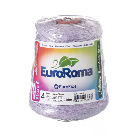 Euroroma algodón Colorido manualidades lila claro