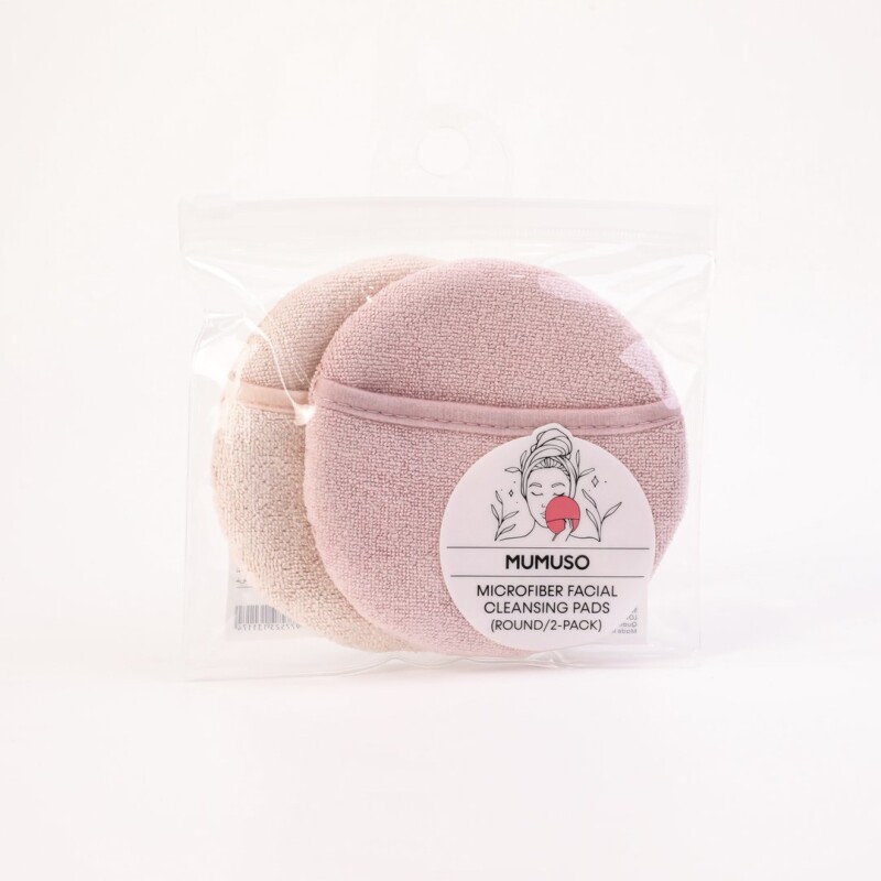 ALMOHADILLAS FACIALES DE MICROFIBRA PARA LIMPIEZA (REDONDAS/2 UNIDADES) ALMOHADILLAS FACIALES DE MICROFIBRA PARA LIMPIEZA (REDONDAS/2 UNIDADES)