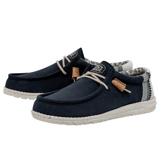 Zapatos Hey Dude Wally Linen Azul