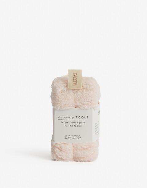 Complementos de Cosmética Isa Is Going Muñequeras Para Rutina Facial - Rosa Polvo