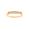 Anillo Medio Sin Fin-Oro bajo-Piedra Zirconia-AN8002 conpiedra