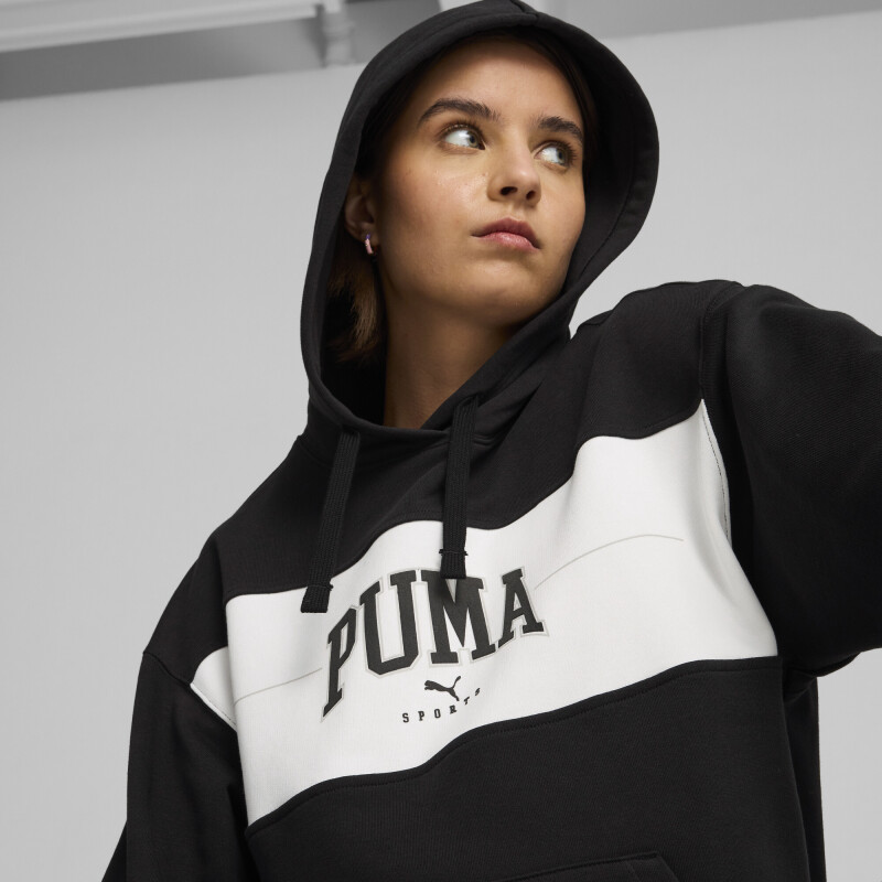 Canguro Puma Squad Hoodie TR de Mujer - 682494 01 Negro