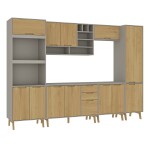 COMBO COCINA - LINEA WOOD GRAFITO