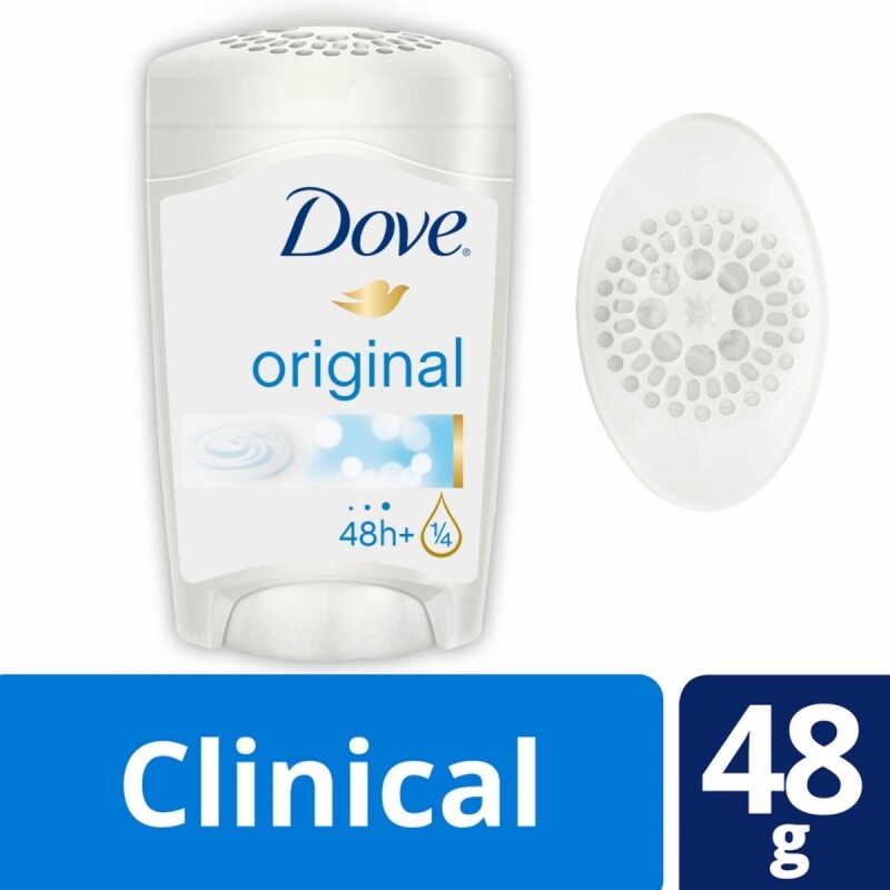 Desodorante en Barra Dove Clinical Original Clean 48 GR Desodorante en Barra Dove Clinical Original Clean 48 GR