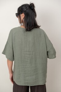 BLUSA PETRA Verde Seco