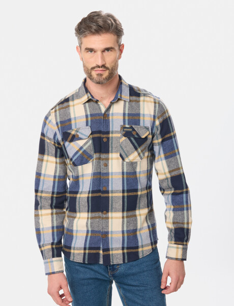 SOBRECAMISA LEÑADORA Azul