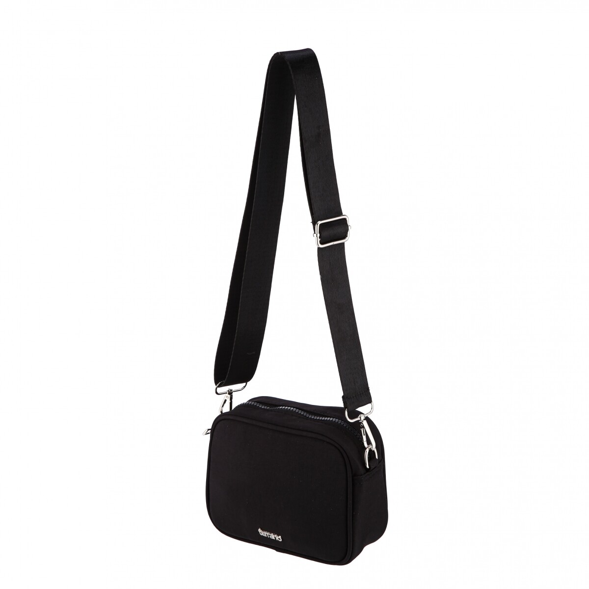 Bandolera Perla - Negro Tela 
