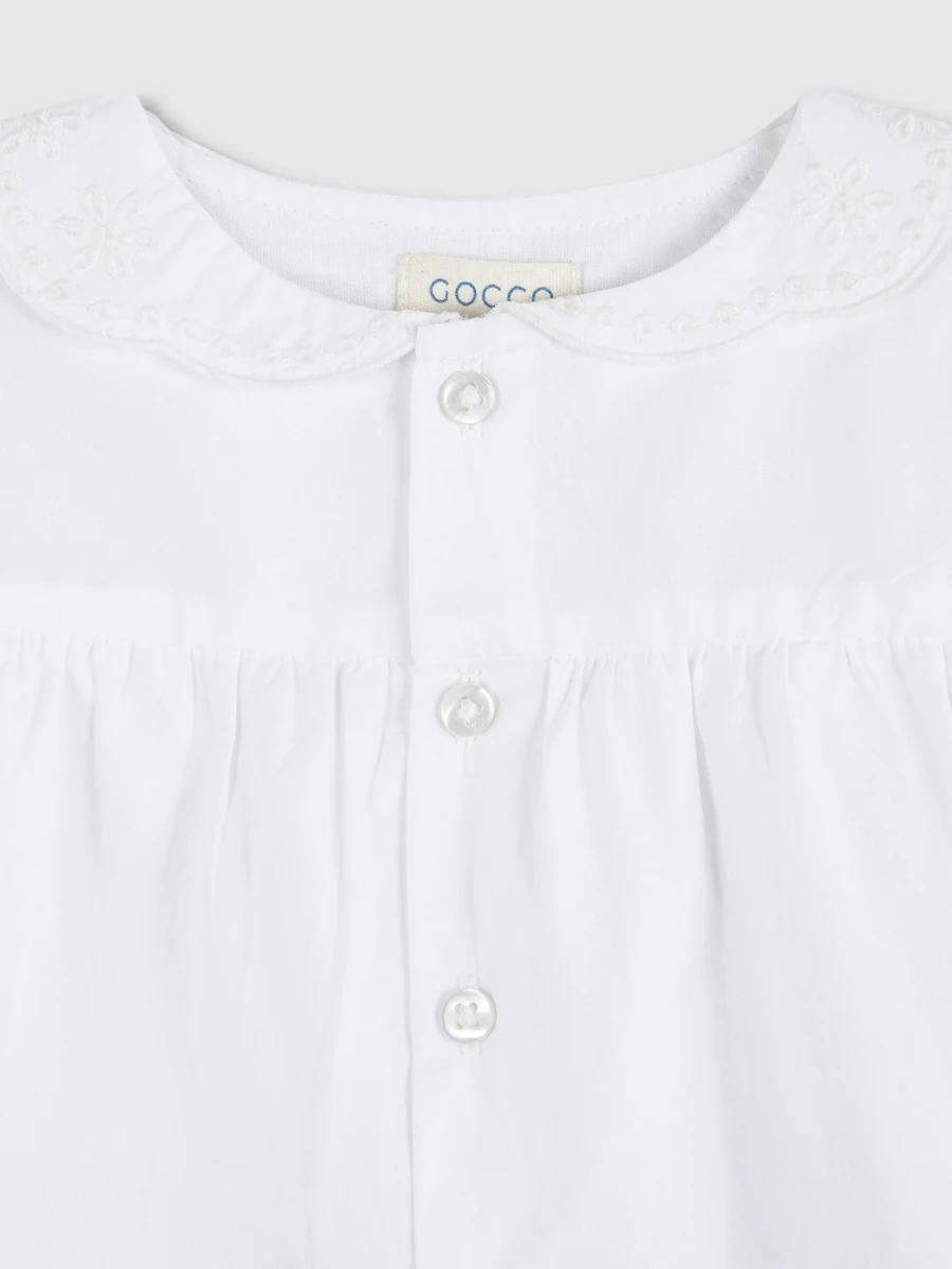 Camisa Cuello Especial Blanco
