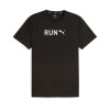 Graphic Tee Run Puma - Hombre Black/white
