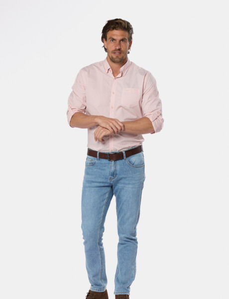 PANTALÓN DE JEAN SKINNY Celeste