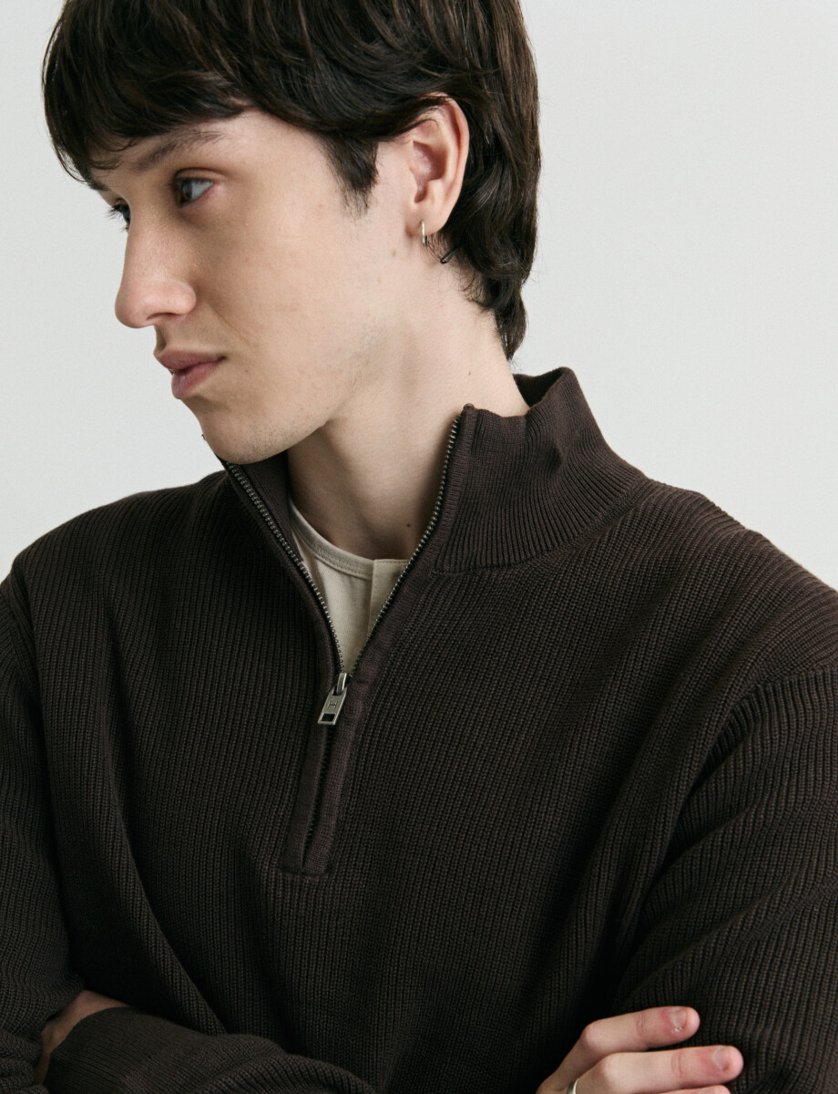 470988 CARDIGAN HARRY Chocolate