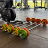 Set Barra Body Pump Fitness 2,5Kg +17,5Kg Discos Athletic Multicolor