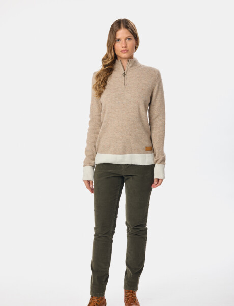 PANTALON DE PANA CON SPANDEX Verde